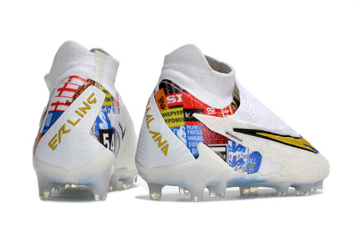 Nike Phantom GX Elite DF FG Football Boots - White/Multicolor