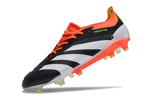 adidas Predator Elite FG - Black/Solar Red/White