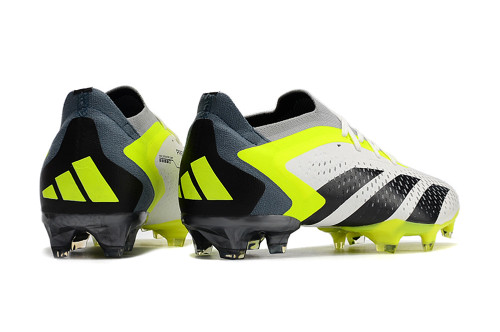 adidas Predator Accuracy.1 Low FG - White/Black/Neon Yellow