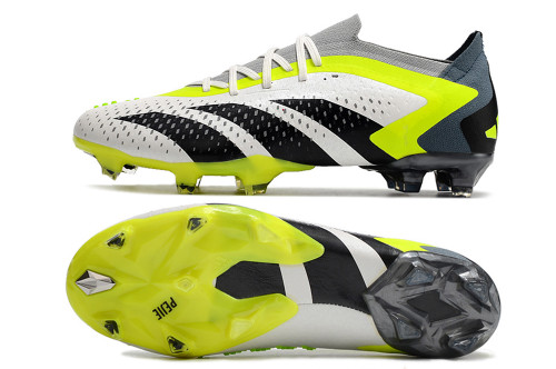 adidas Predator Accuracy.1 Low FG - White/Black/Neon Yellow