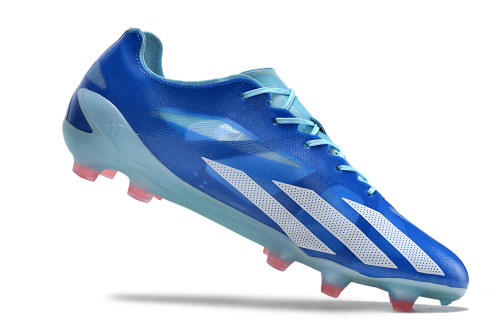 adidas X Crazyfast + FG - Blue/White