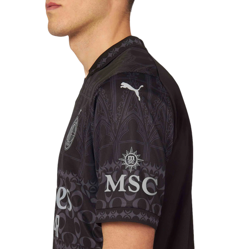 AC Milan X Pleasures 23/24 Stadium Men's Dark Shirt