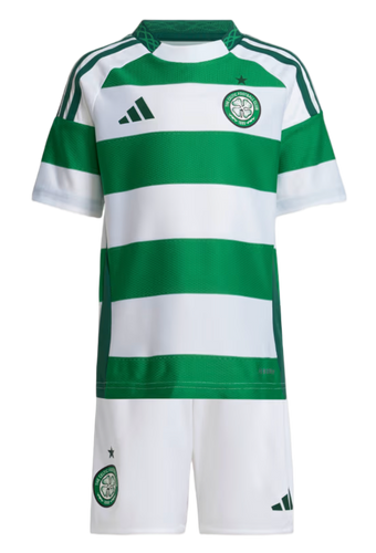 Celtic 24/25 Kid's Home Shirt and Shorts