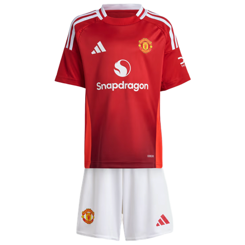 Manchester United 24/25 Kid's Home Shirt and Shorts