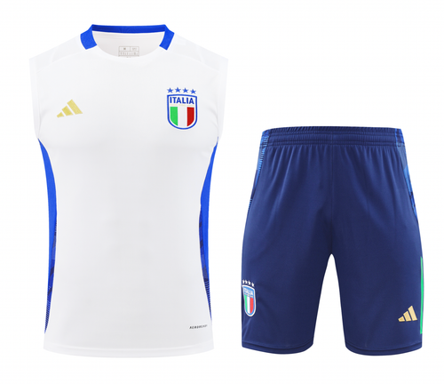 Italy 2024 Men's White Training Tank Top