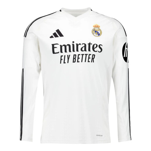 VINI JR #7 Real Madrid 24/25 Men's Home Long Sleeve Shirt