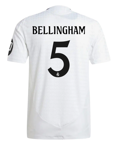 BELLINGHAM #5 Real Madrid 24/25 Authentic Men's Home Shirt