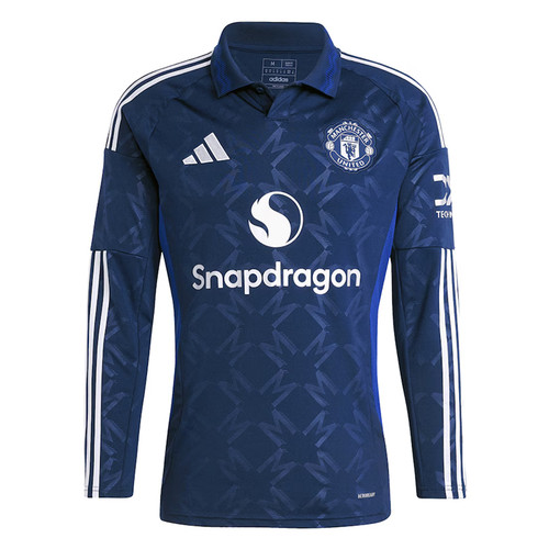 B.FERNANDES #8 Manchester United 24/25 Men's Away Long Sleeve Shirt - Man United Font