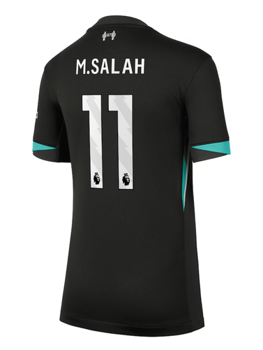 M.SALAH #11 Liverpool 24/25 Kid's Away Shirt and Shorts - PL Font