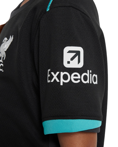 M.SALAH #11 Liverpool 24/25 Kid's Away Shirt and Shorts - PL Font