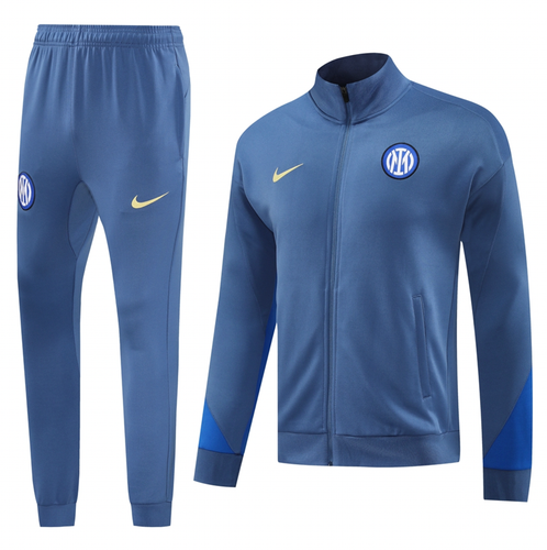 Inter Milan 24/25 Men's Blue Long Zip Jacket