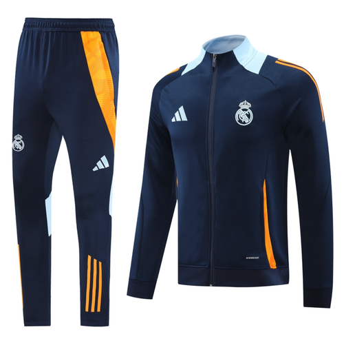 Real Madrid 24/25 Men's Navy Long Zip Jacket