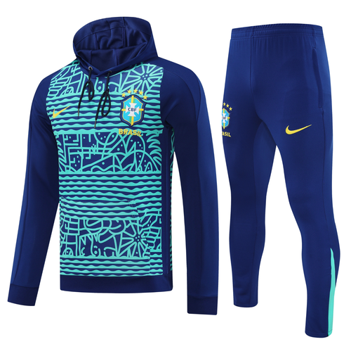 Brazil 24/25 Men's Pre-Match Hoodie Tracksuit