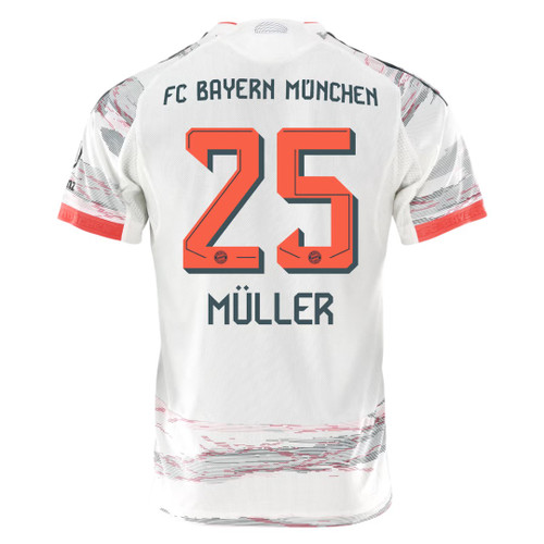 #25 MÜLLER Bayern Munich 25/26 Authentic Men's Away Shirt