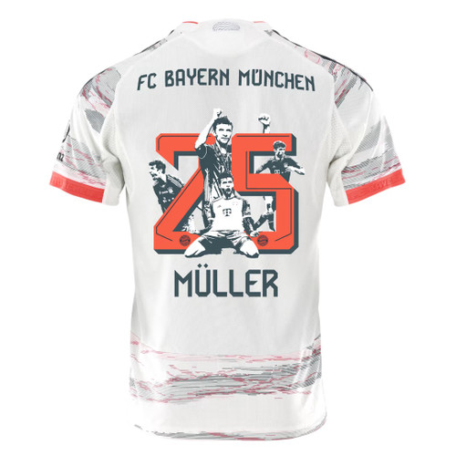 #25 MÜLLER Bayern Munich 25/26 Authentic Men's Away Shirt - Special Edition