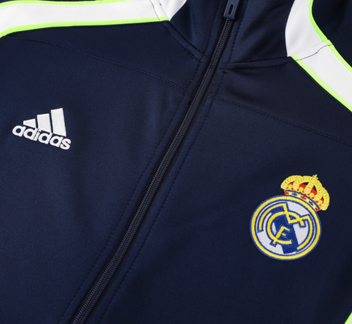 Real Madrid 25/26 Men's Navy-White Long Zip Jacket