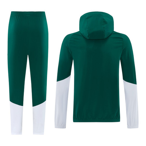 Italy 2026 Men's Green Long Zip Windbreaker