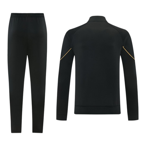 Portugal 2026 Men's Black Long Zip Jacket