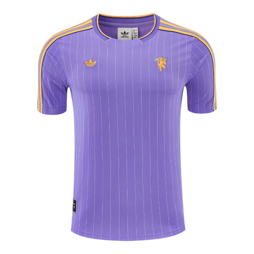 Manchester United 25/26 Men's Purple Terrace Icon Shirt