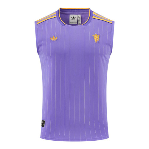 Manchester United 25/26 Men's Purple Terrace Icon Tank Top