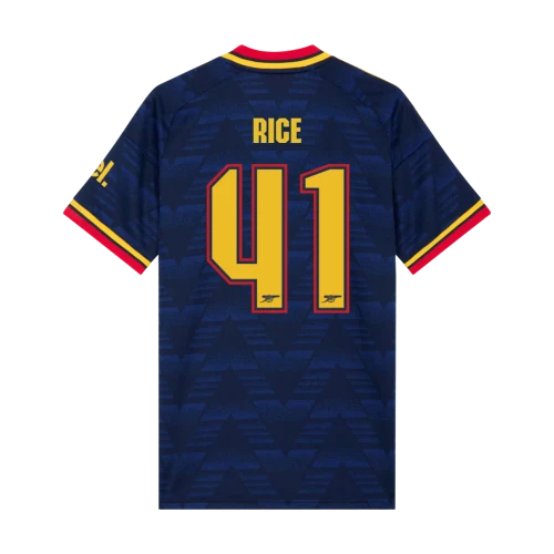 RICE #41 Arsenal 26/27 Stadium Men's Away Shirt - Club Font