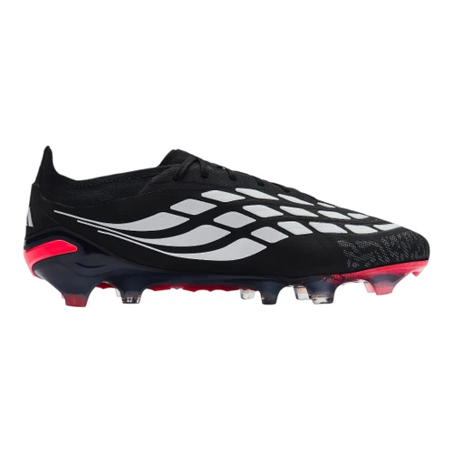 Predator Elite FG - Black/White/Red