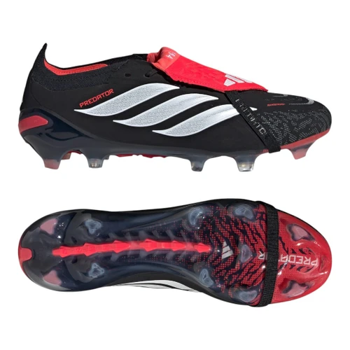 Predator Elite FG Fold-Over Tongue - Black/White/Red