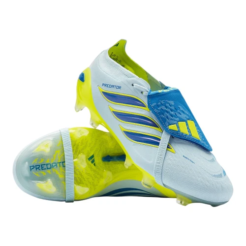 Predator Elite FG Fold-Over Tongue - Light Blue/Yellow