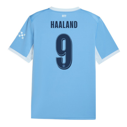 HAALAND #9 Manchester City 26/27 Stadium Men's Home Shirt - Club Font