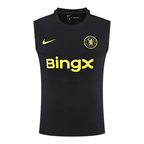 Chelsea 26/27 Men's Black Strike Training Sleeveless Shirt