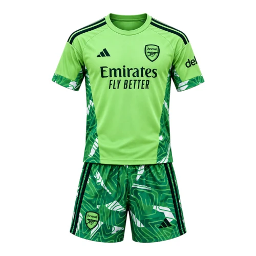 Arsenal 26/27 Kid's Light Green Goalkeeper Set
