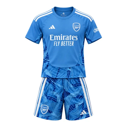 Arsenal 26/27 Kid's Blue Goalkeeper Set