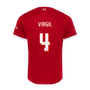 VIGIRL #4 Liverpool 23/24 Authentic Men's Home Shirt - LFC Font