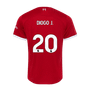 DIOGO J. #20 Liverpool 23/24 Authentic Men's Home Shirt - PL Font