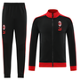 AC Milan 23/24 Men's Black-Red Long Zip Jacket