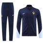 France 2024 Men's Navy Long Zip Jacket