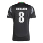 ØDEGAARD #8 Arsenal 24/25 Stadium Men's Away Shirt - Arsenal Font