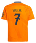 VINI JR #7 Real Madrid 24/25 Kid's Away Shirt and Shorts