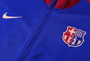 Barcelona 24/25 Men's Blue Long Zip Jacket