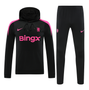 Chelsea 24/25 Men's Black Hoodie Tracksuit