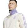 Real Madrid 24/25 Men's Originals White Long Zip Jacket