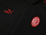 AC Milan 25/26 Men's Black Long Zip Jacket