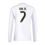 VINI JR #7 Real Madrid 25/26 Men's Home Long Sleeve Shirt