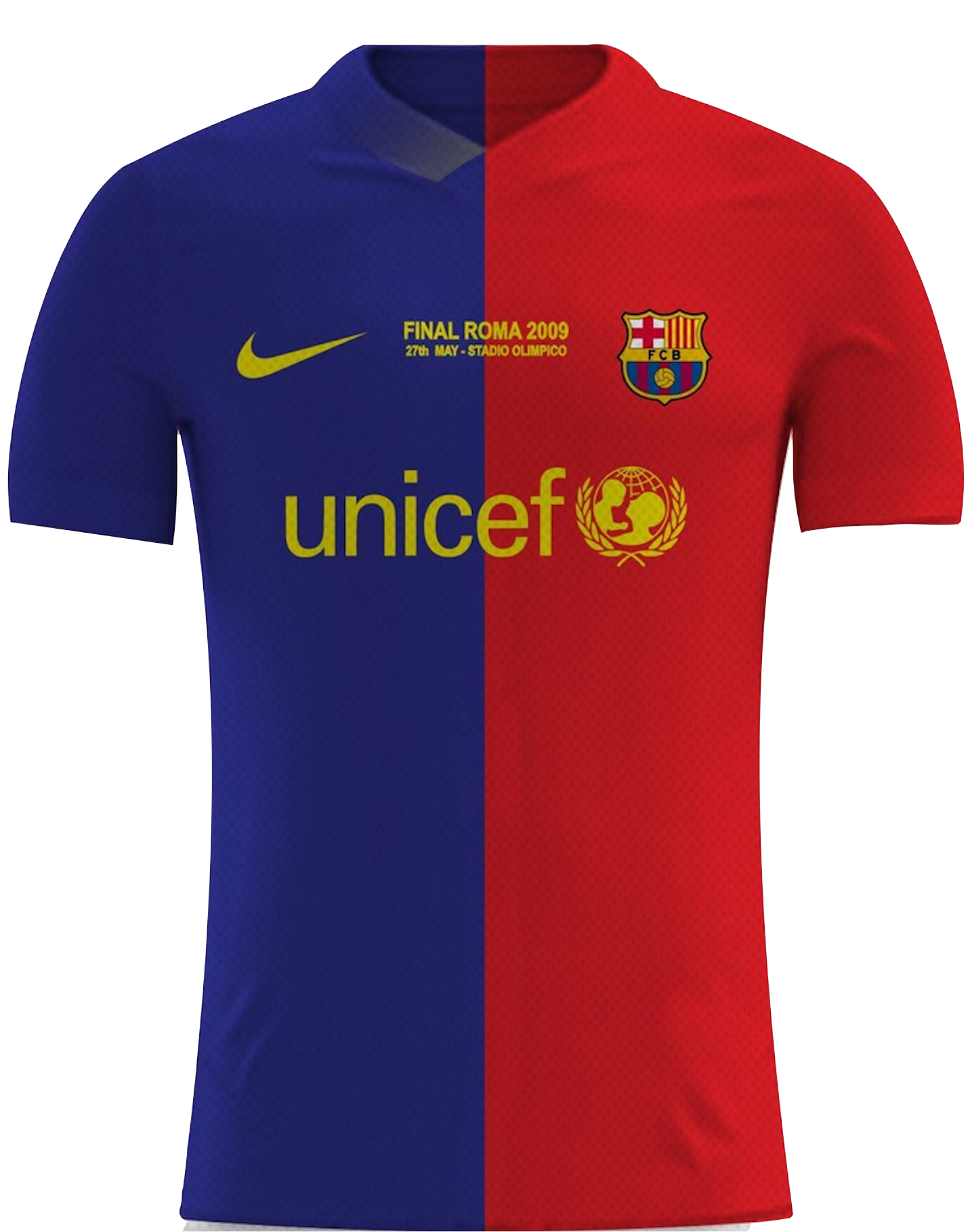 Barcelona 08/09 Men's Home Retro Shirt UCL Edition