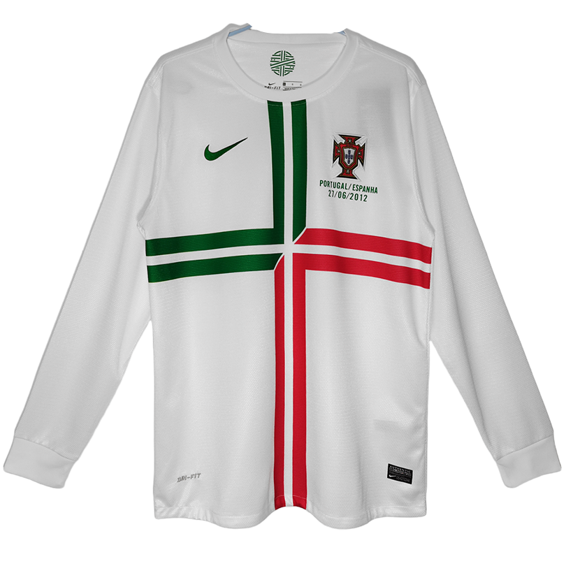 Portugal 12/13 Men's Away Retro Long Sleeve Shirt