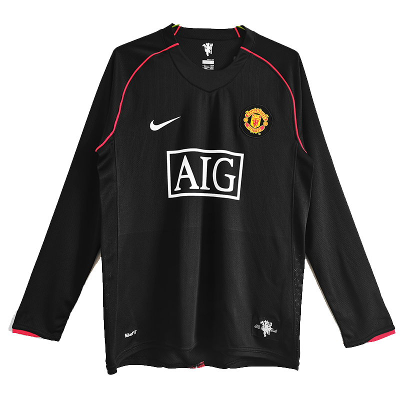 Manchester United 07/08 Men's Away Long Sleeve Retro Shirt