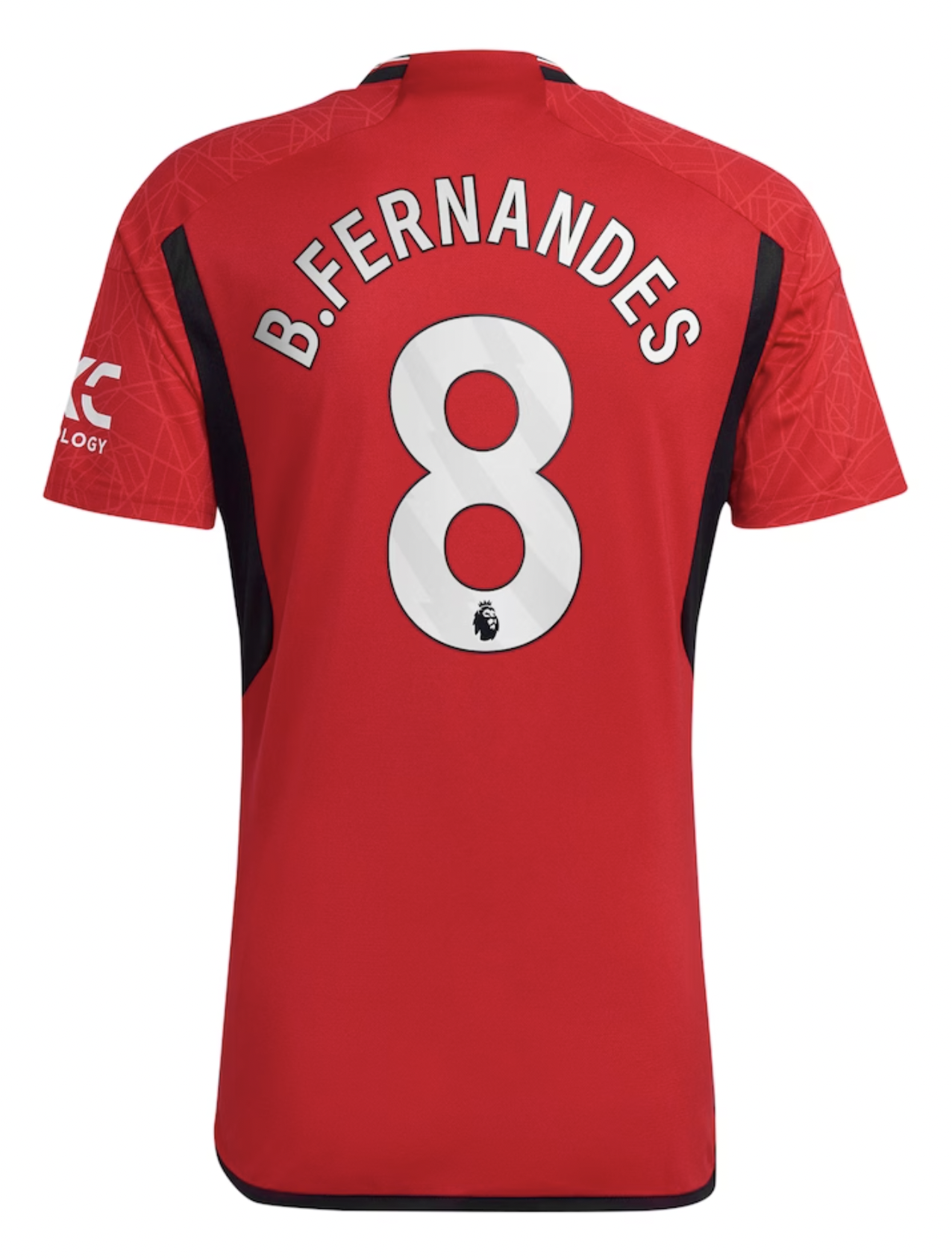 B.FERNANDES #8 Manchester United 23/24 Stadium Men's Home Shirt - PL Font