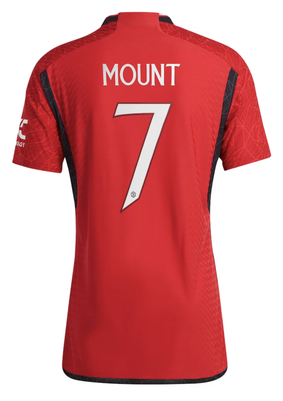 MOUNT #7 Manchester United 23/24 Authentic Men's Home Shirt - Man United Font