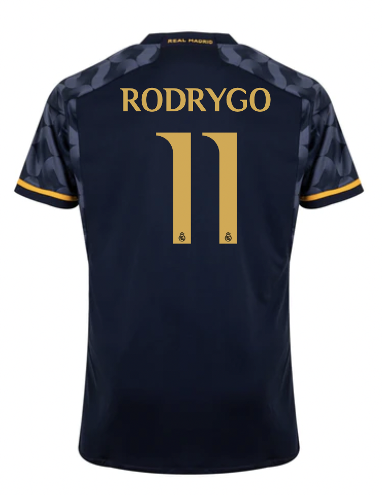 RODRYGO #11 Real Madrid 23/24 Stadium Men's Away Shirt
