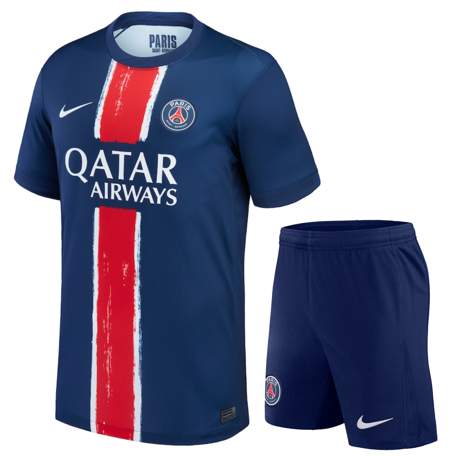 Paris Saint-Germain 24/25 Kid's Home Shirt and Shorts